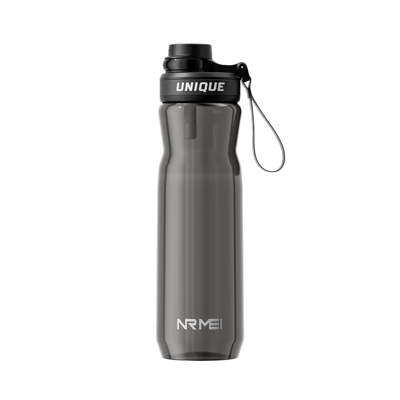ERM Large Capacity Tritan Plastic Straw Water Bottle Outdoor Sports Water Cup for Men and Women Students Summer High Temperature Resistant Cup