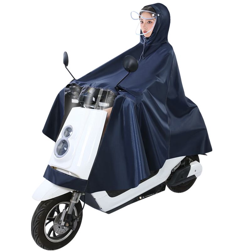 Sunra Electric Scooter Raincoat Waterproof Thickened Large Rain Poncho for Electric Vehicles