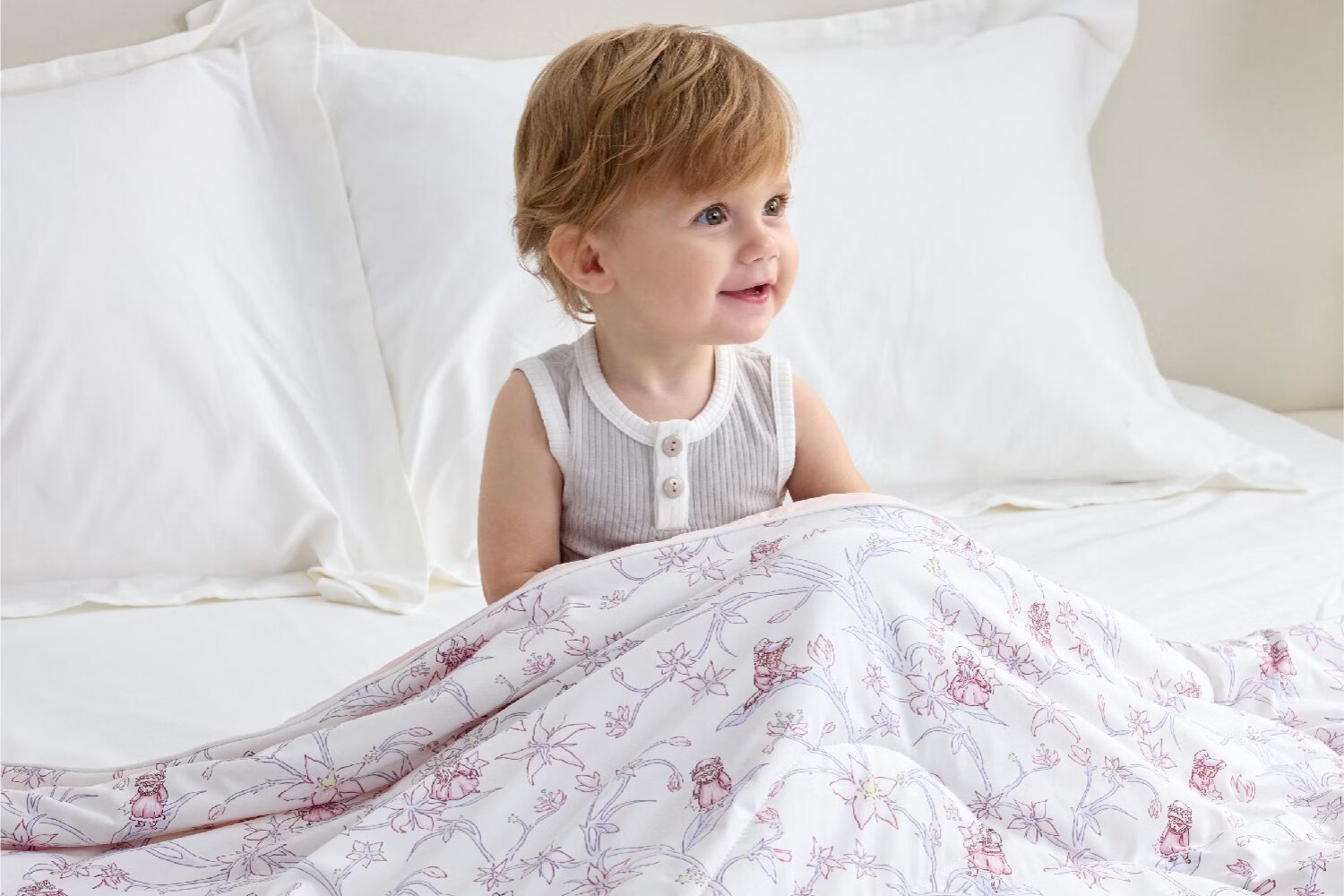 DOMIAMIA Summer Cooling Baby Quilt Antibacterial Air Conditioning Blanket for Newborns, Children's Cooling Quilt, Class A, Tengling 120 17