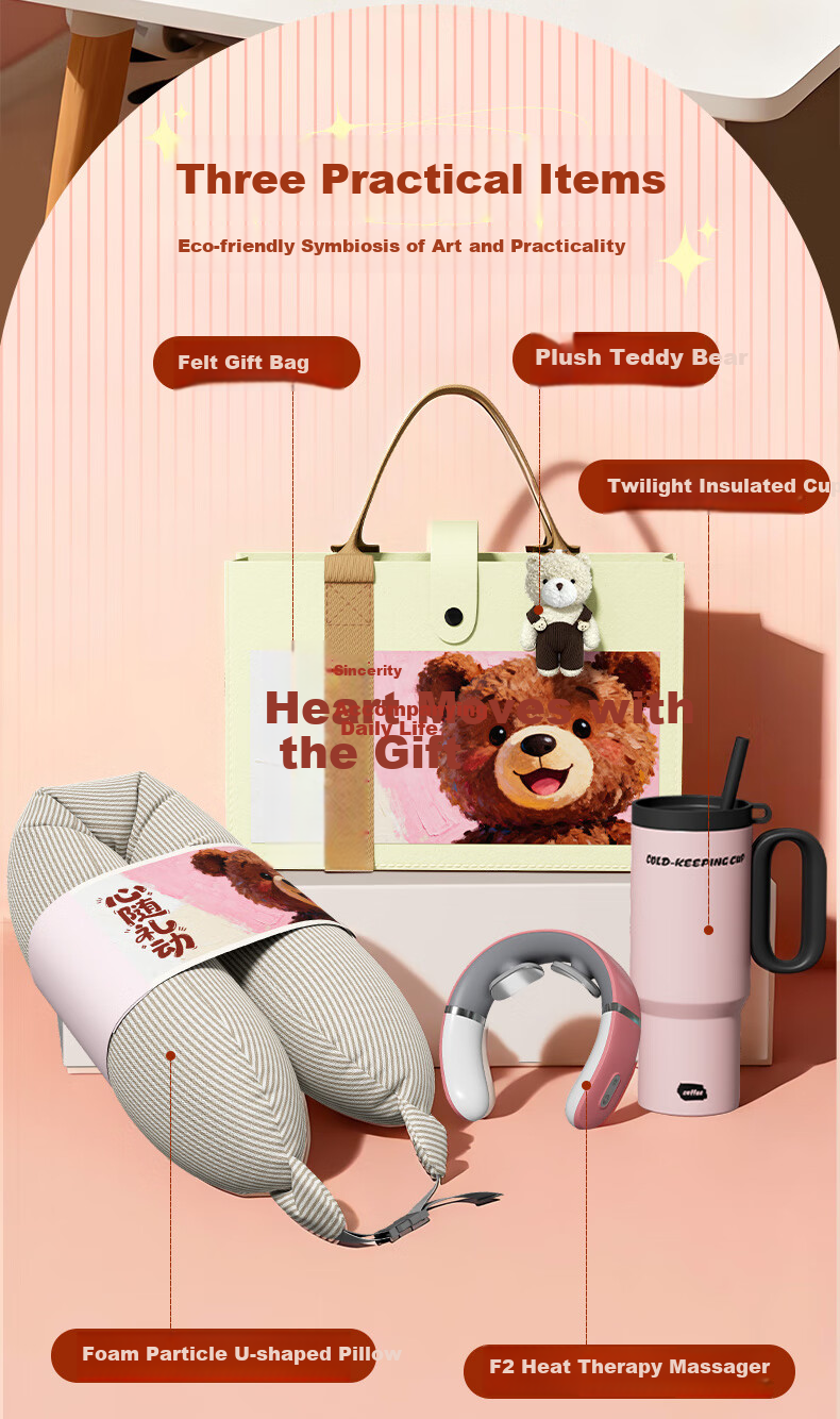 Helian Insulated Coffee Water Bottle for Women High-Value Gift Retirement Birthday Present for Female Teachers Clients Employees 3