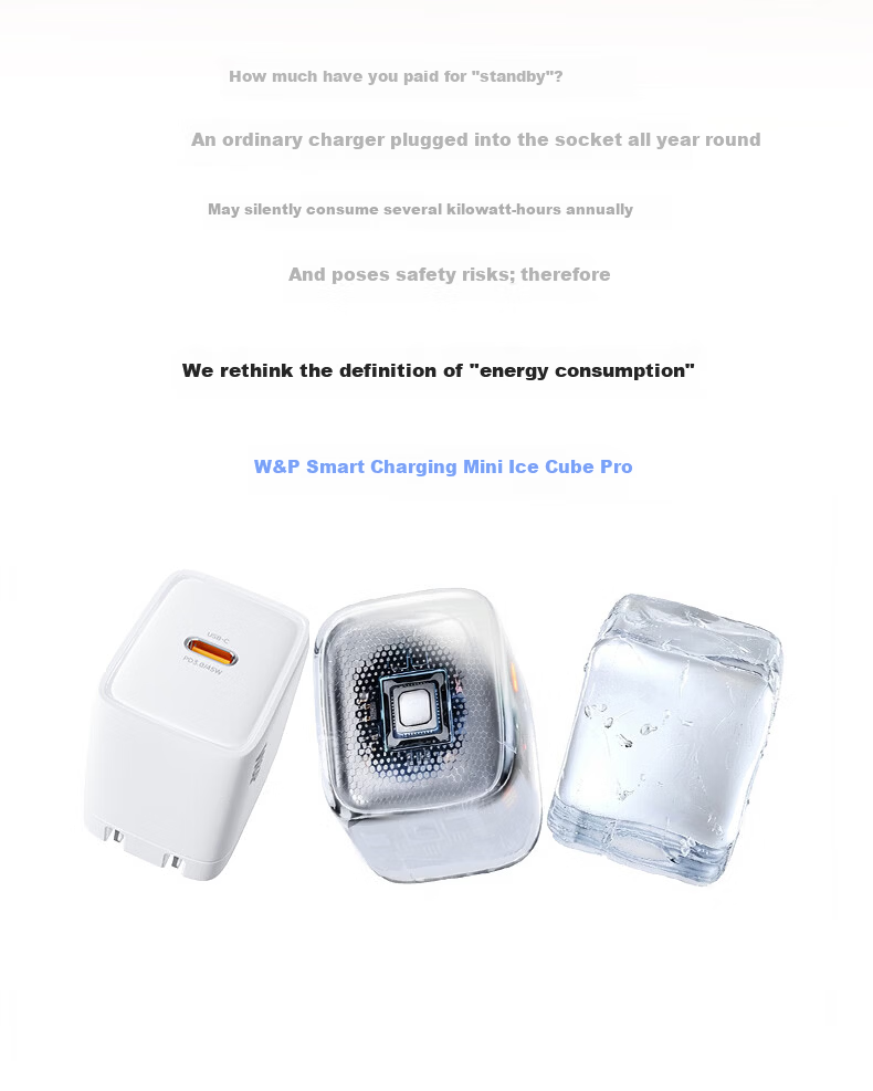 W&P 2026 Model Low-Temperature Fast Charger Apple iPhone 17 Pro Max Charger Foldable Plug GaN Low-Temperature 3C Certified 45/35W 12
