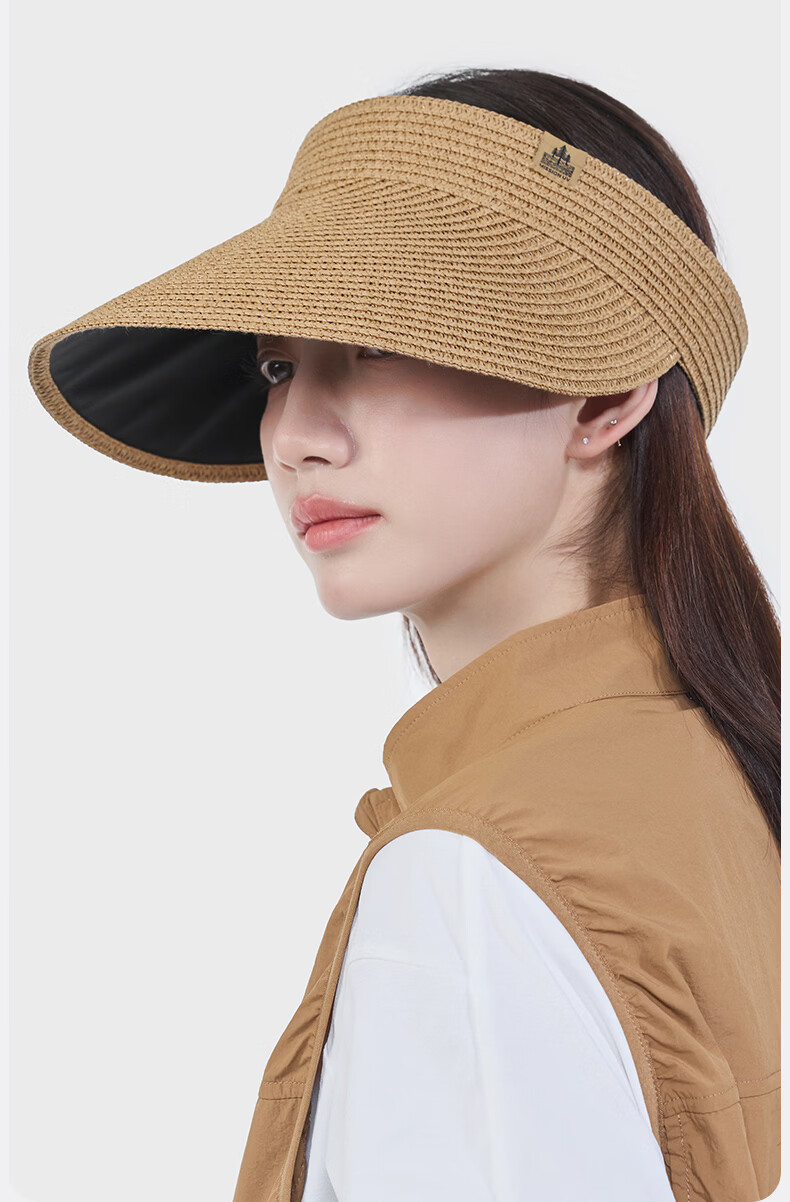 MISSION UV Sun Protection Hat Women’s Sunshade Hat Open-Top Straw Hat Summer Outdoor Face-Covering UV Protection Cap 7