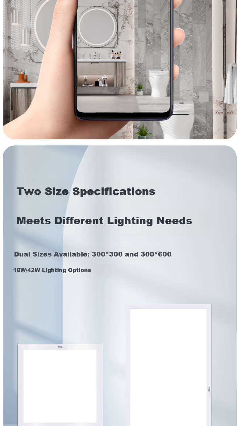 TCL Flat Panel Integrated Ceiling Light Office Public Lighting Panel Light 30x60cm 14