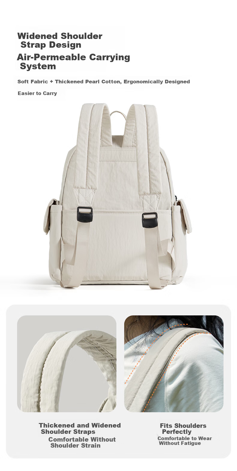 Mixi Casual Women's 14-Inch Small Lightweight Waterproof Travel Commuter Backpack High School Student Schoolbag 17