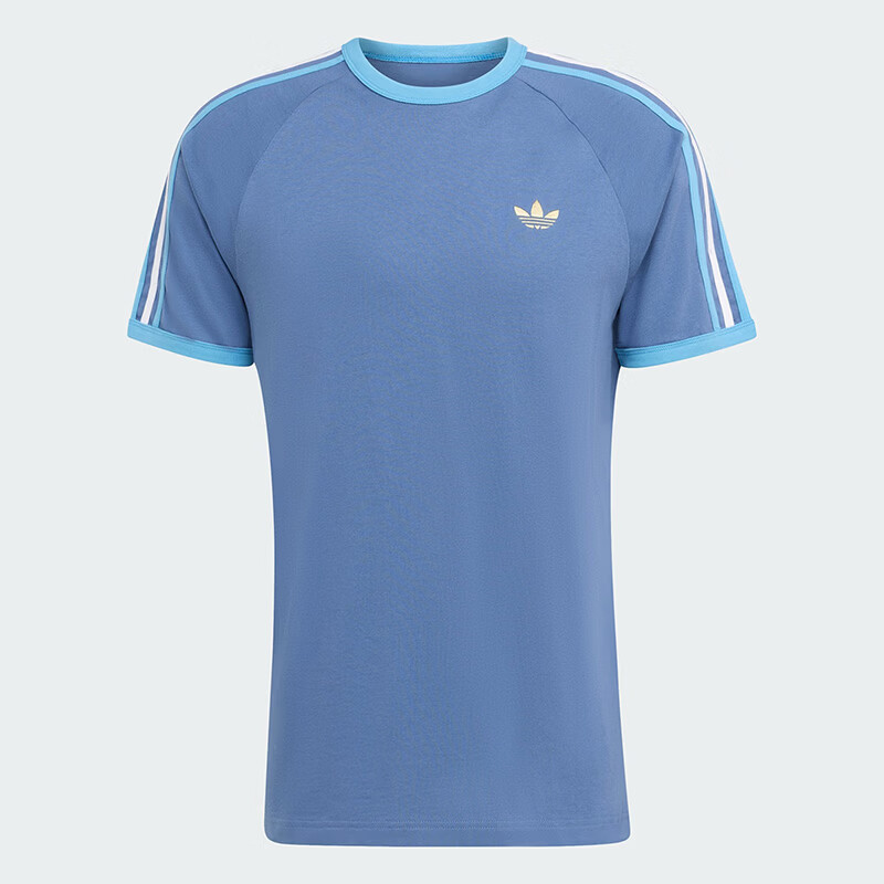 Adidas Originals Men's 3S TEE Short Sleeve T-Shirt KC8638 Blue XL 5