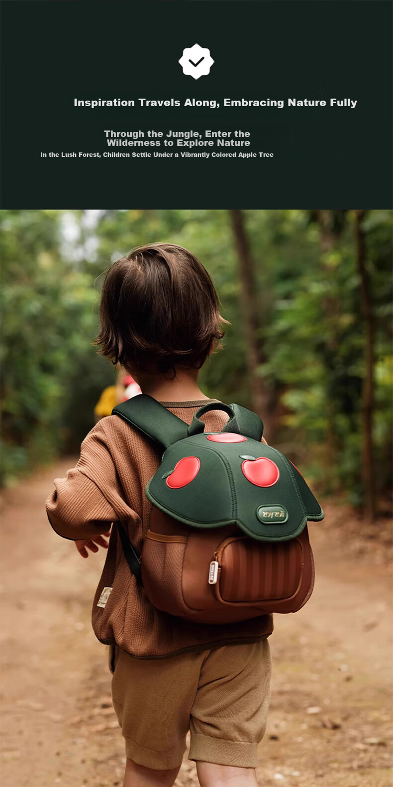 Zoy Zoii Children's Safety Pack Backpack for Boys And Girls, Anti-Lost School Bag for Toddlers, Cute Travel Backpack, Children's Day Gift 13