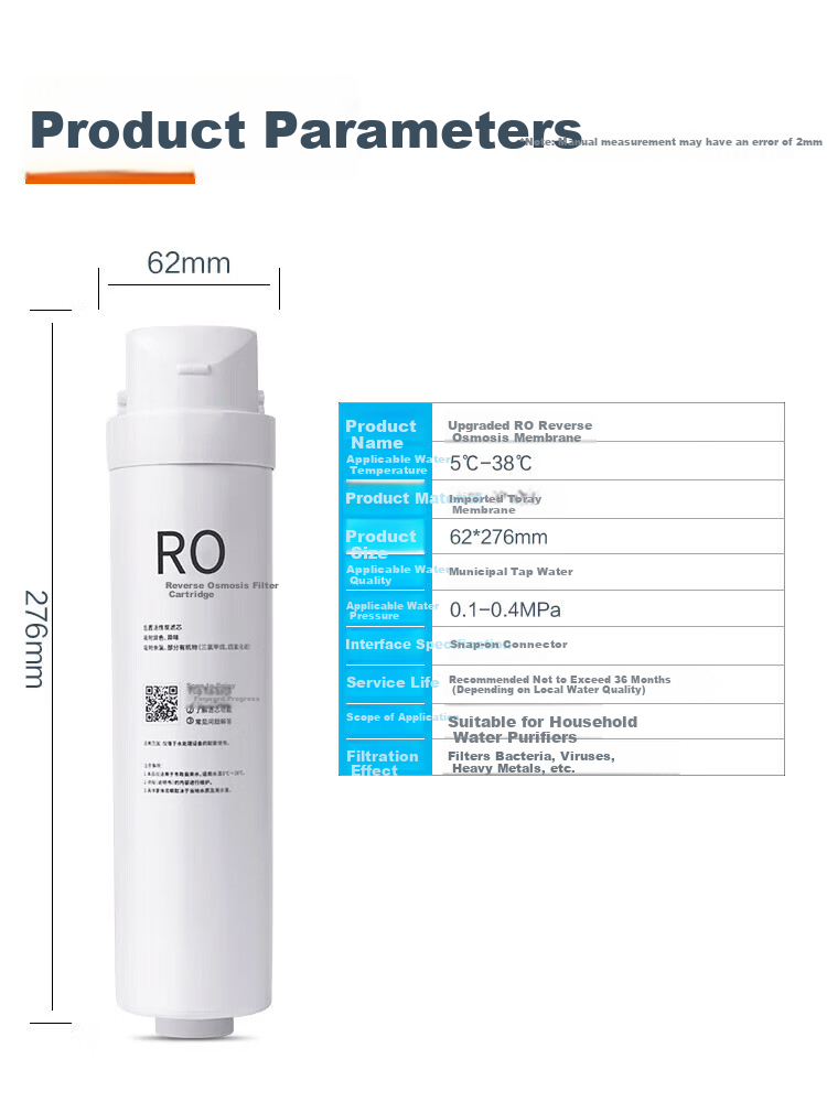 Clean Family Compatible Midea Water Purifier Filter Cartridge S1 Red Bean MRO/MRC1790A/1686B/1795H/2081/WAH75-03 Hualing 50G/75G/100G RO Membrane Full Set 10