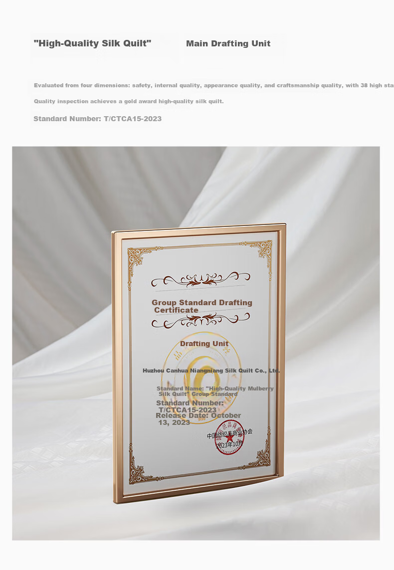 Silk Empress [Lanyu] 100% Premium Mulberry Silk Quilt Core Four Seasons Double-Layer Silk 2+4 Jin 220*240cm [White] 19