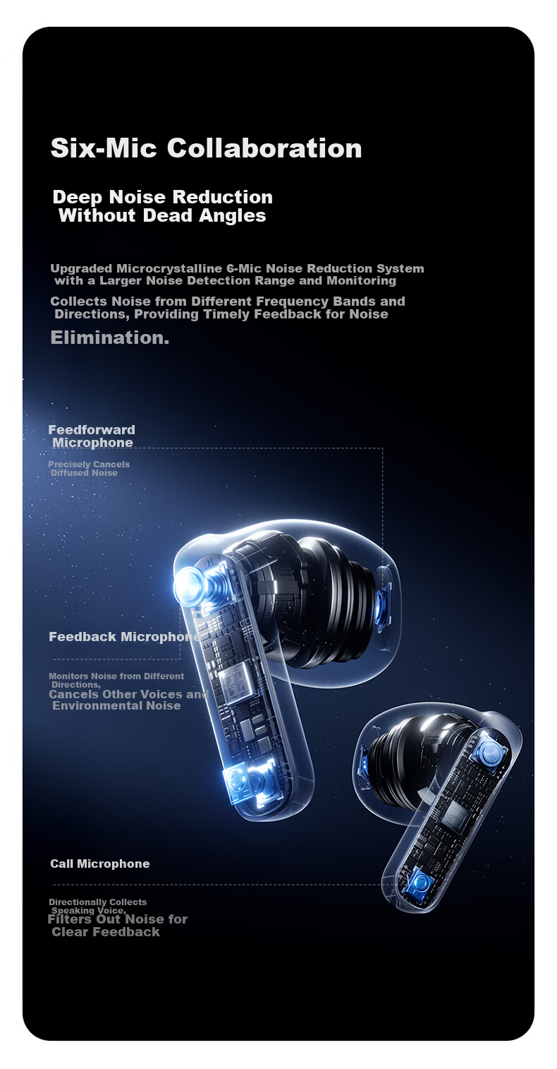 BASEUS BS1NC Semi-In-Ear Active Noise Cancelling AI Bluetooth Earphones Wireless 40H Long Battery Life Comfortable Earbuds for Apple Huawei Vivo Phones Gift 7