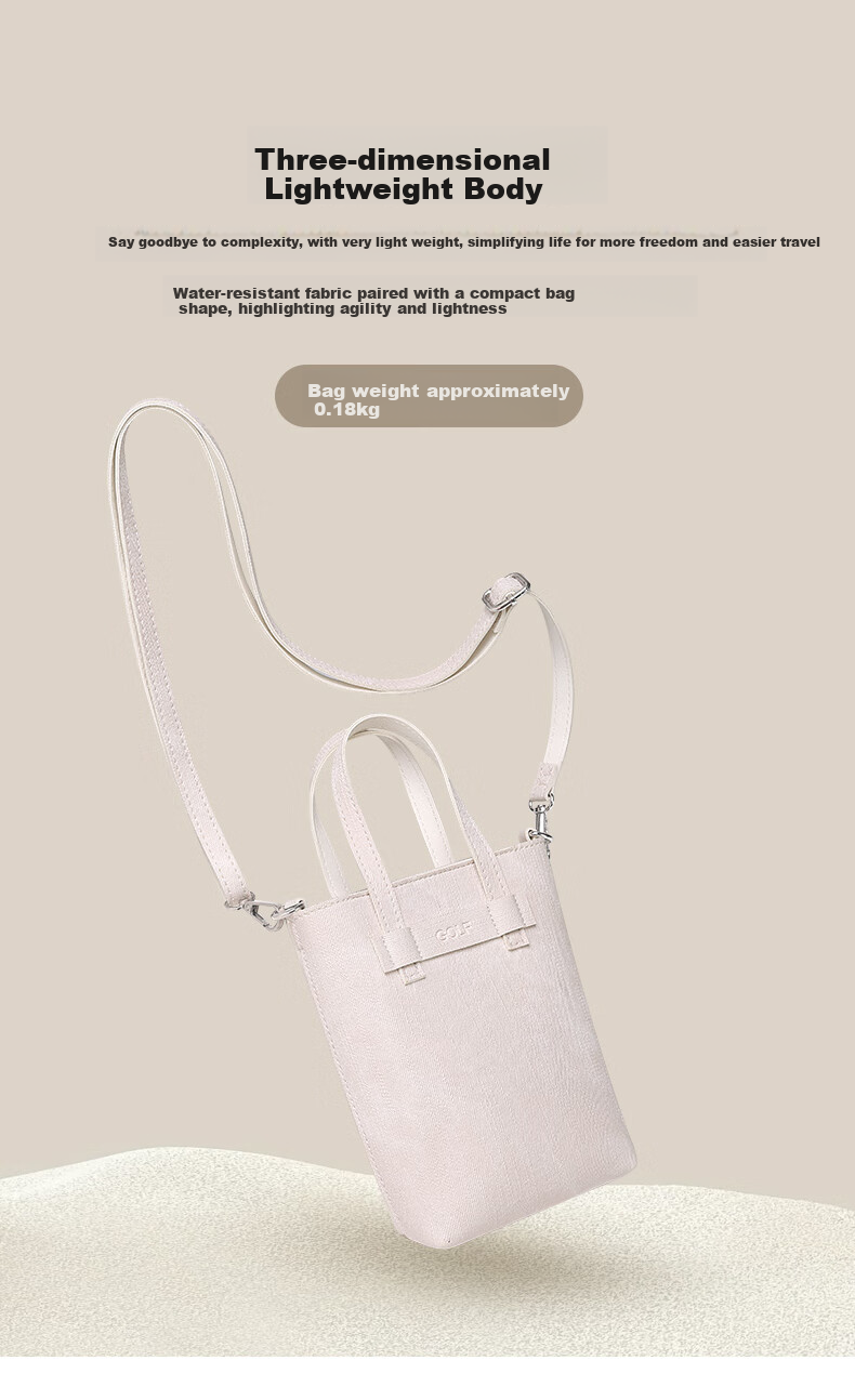GOLF Women's Crossbody Bag Fashion Waterproof Casual Shoulder Bag Phone Bag Birthday Gift for Girls 5