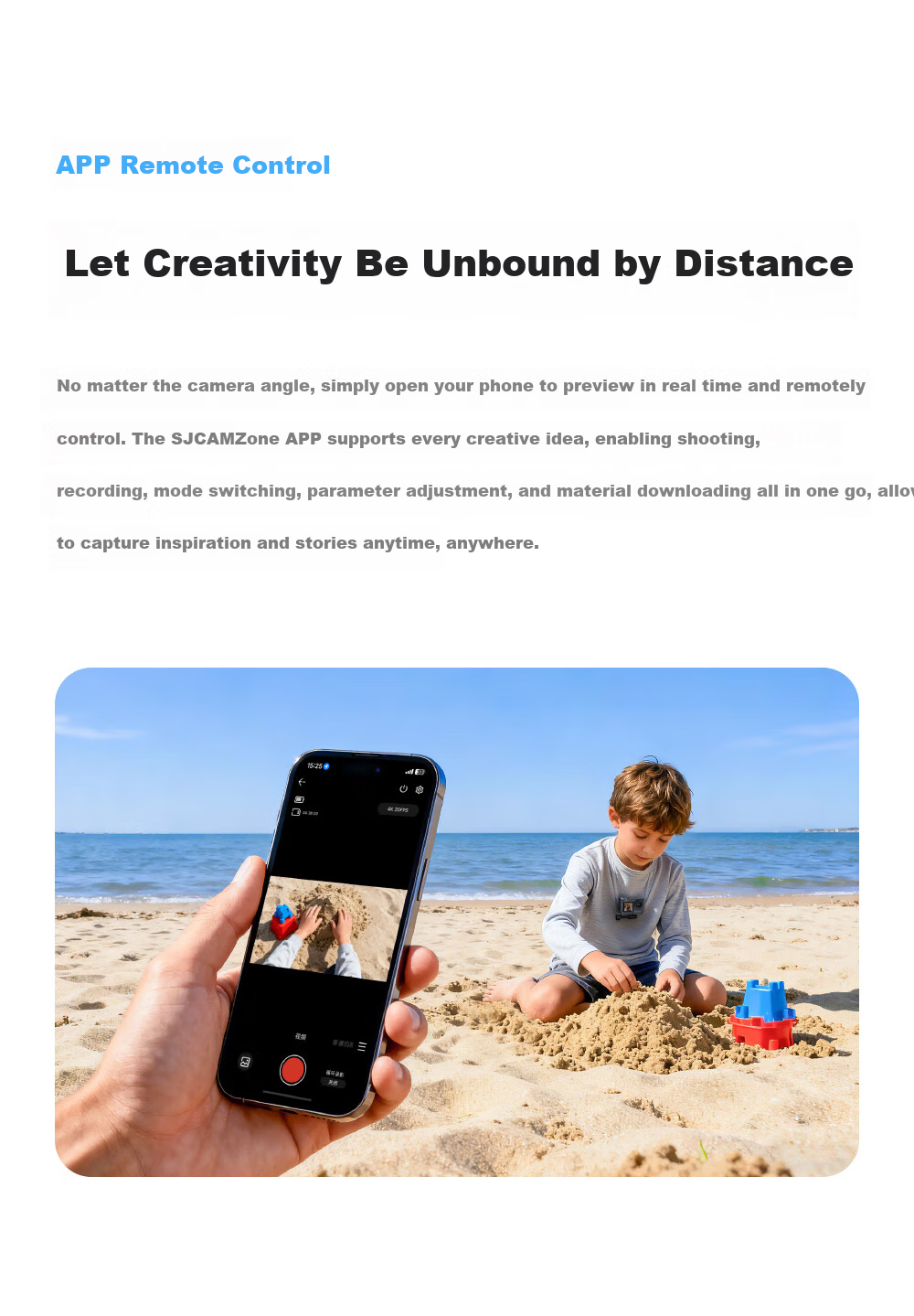 SJCAM SJ6 Ultra 4K Vertical Shooting Action Camera Horizon Stabilization Voice Control Motorcycle DVR Fishing Outdoor First-Person Pre-Recording Vlog 32GB 15