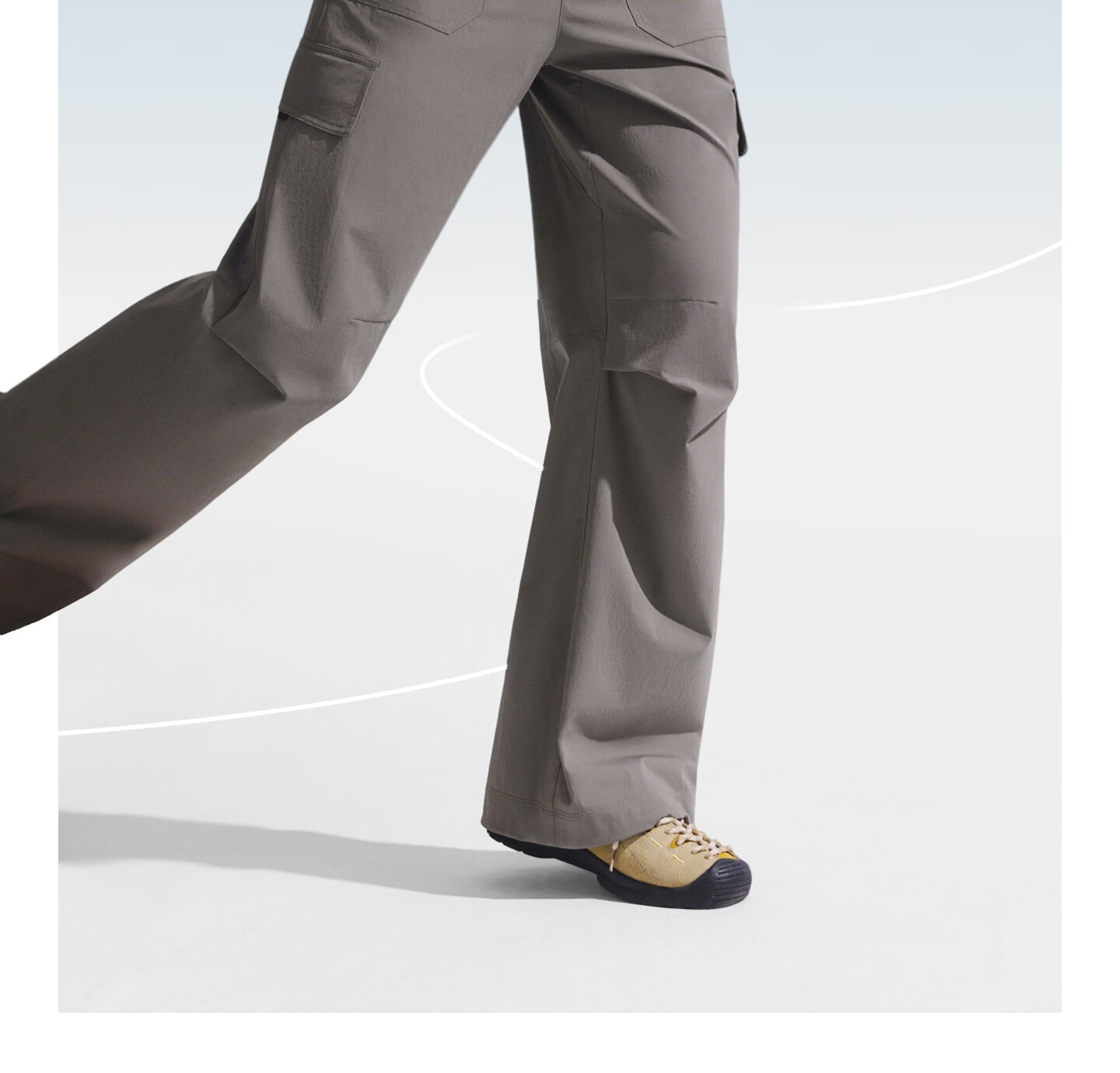 Beneunder Workwear Paratrooper Pants Hiking Casual Loose Wide-Leg Sun Protection Pants for Women WR247 6