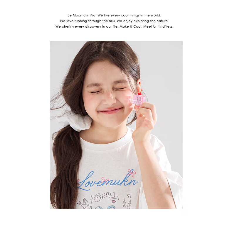 Mucmukn Wish Fairy Snowflake Soft Cotton Loose Hand-Painted Print Short Sleeve T-Shirt Summer Girls' Tee New 16