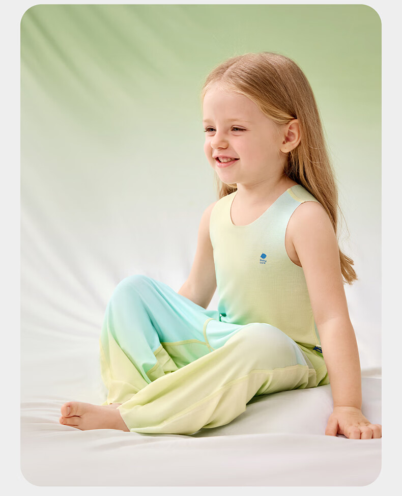 Babycare Natural Cool Sleeveless Top Baby Homewear Short Sleeve Tank Summer Ice Grape 110 21