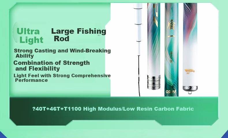 GW New Product Shield One Ultra-Light Comprehensive 5.4-Meter Platform Fishing Rod, Hand Rod with 37 Sections, Carbon Fiber Fishing Pole, Ultra-Light And Ultra-Hard Fishing Rod 15