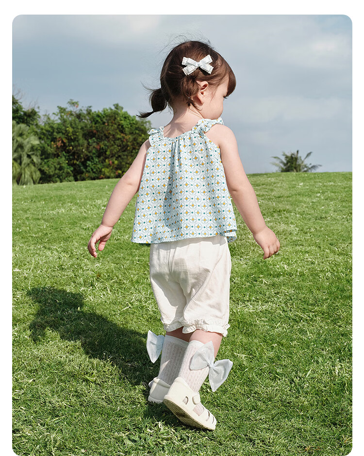 Balabala [balaOne] Baby Vest Infant Top Girls Summer 2026 Sweet Fashion 19