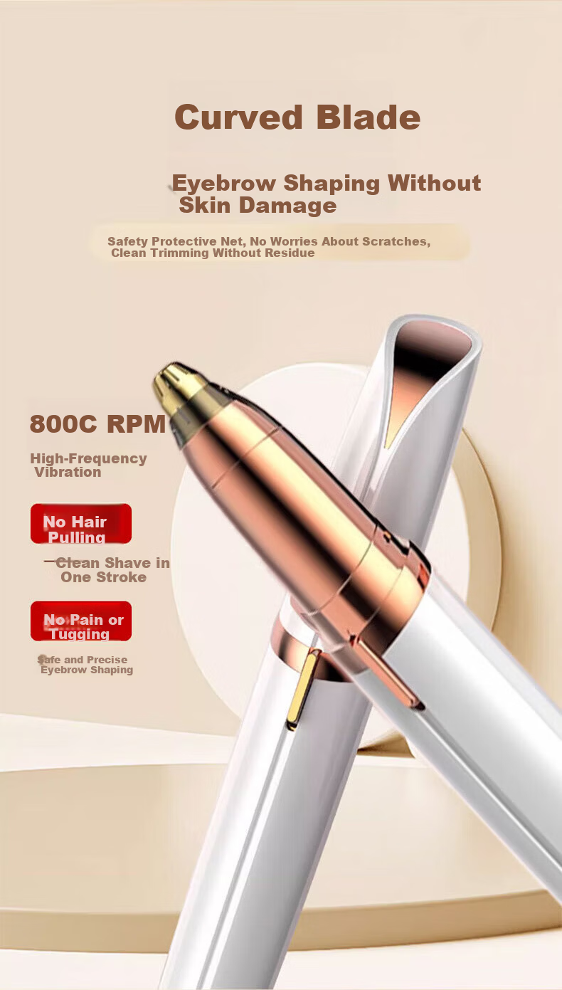 Warner Linkai Electric Eyebrow Trimmer Automatic Eyebrow Shaper Men's Eyebrow Razor Women's Eyebrow Grooming Tool 6