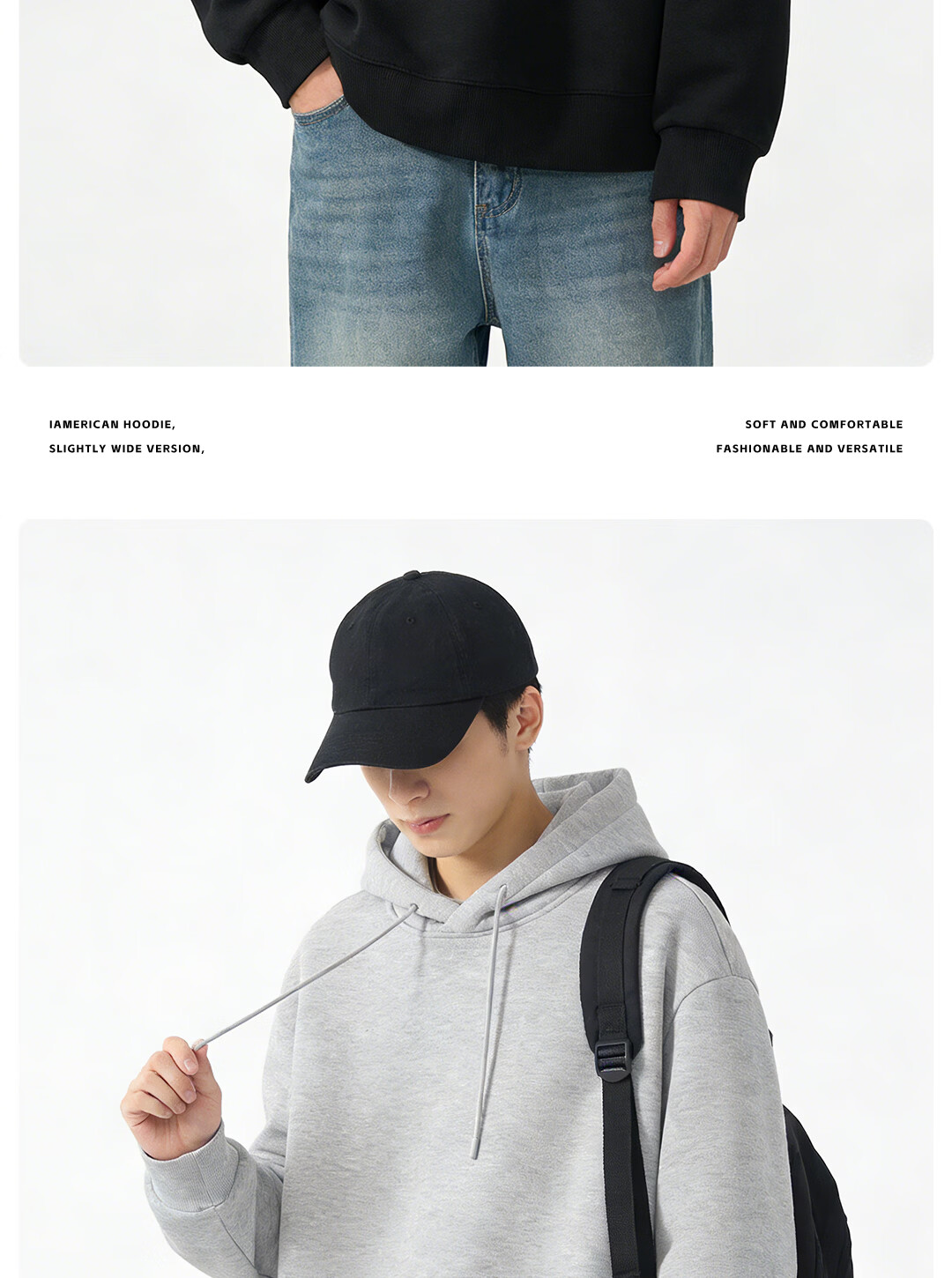 JEANSWEST LIFE Men's Spring Casual Hoodie Cartoon Print Youth Jacket 16