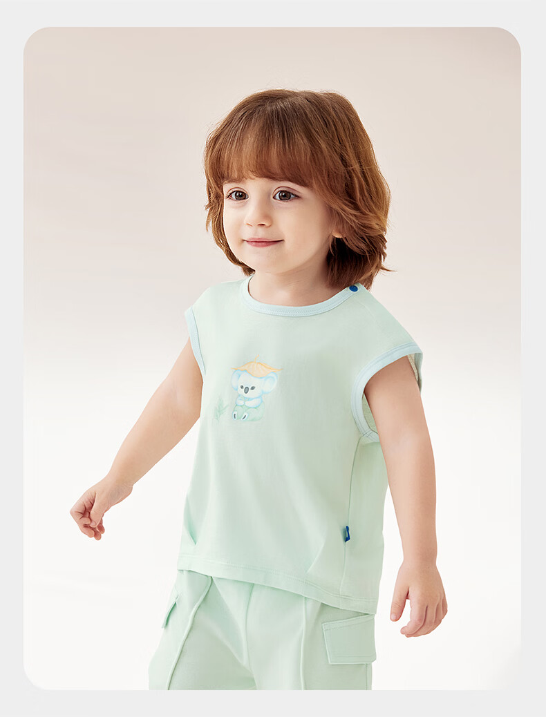 Babycare Kids Sleeveless Casual Tank Top Summer Shirt Sheer Pink 110 24