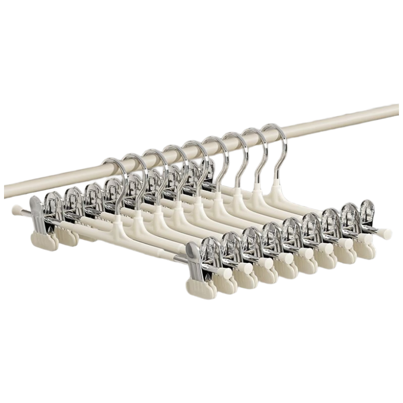 Hakkai Bird Pants Hanger Upgraded Clip Pants Rack Special Non-Marking Strong Anti-Slip Retractable Stainless Steel Clips