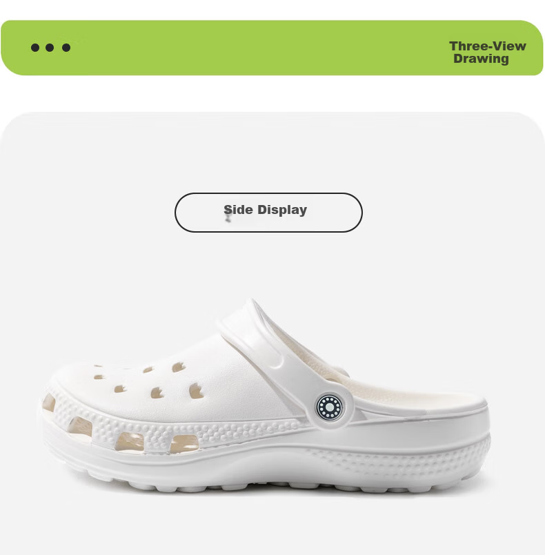 Jiayi Unisex Outdoor Casual Breathable Thick-Soled Soft Elastic Waterproof Sandals Ancient White 38JY420 19