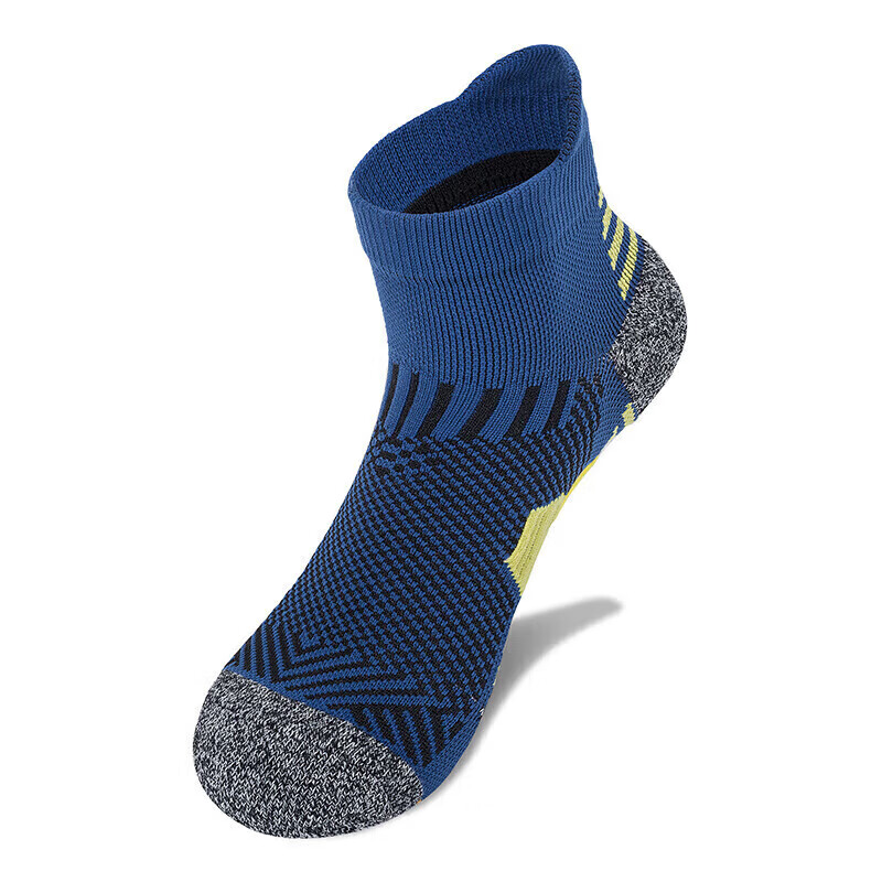 TFO Competition-Level Outdoor Sports Socks Breathable Hiking Elastic Mountaineering Running Socks A2202413 Men's Dark Blue