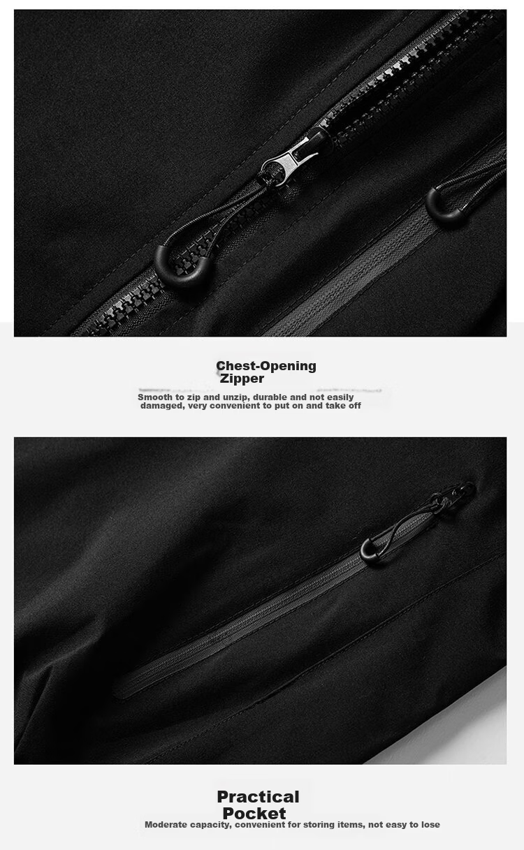 Romon Unisex Hooded Softshell Jacket Spring Autumn Couple Dopamine Windproof Outdoor Mountaineering Coat Dusty Green XL 14