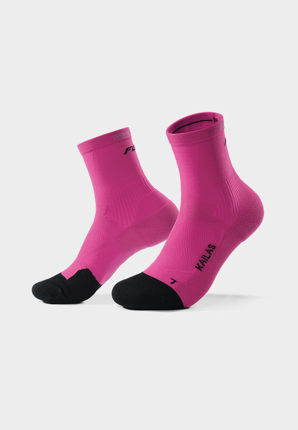 KAILAS Kailas Unisex Mid-Cut Trail Running Socks KH2602003 Electric Purple Pink L 1