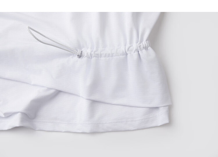 Demana [Minimalist Urban] Summer Lightweight Sports Gradient Jacquard Raglan Drawstring High Elastic Slim Fit T-Shirt for Women Premium 14