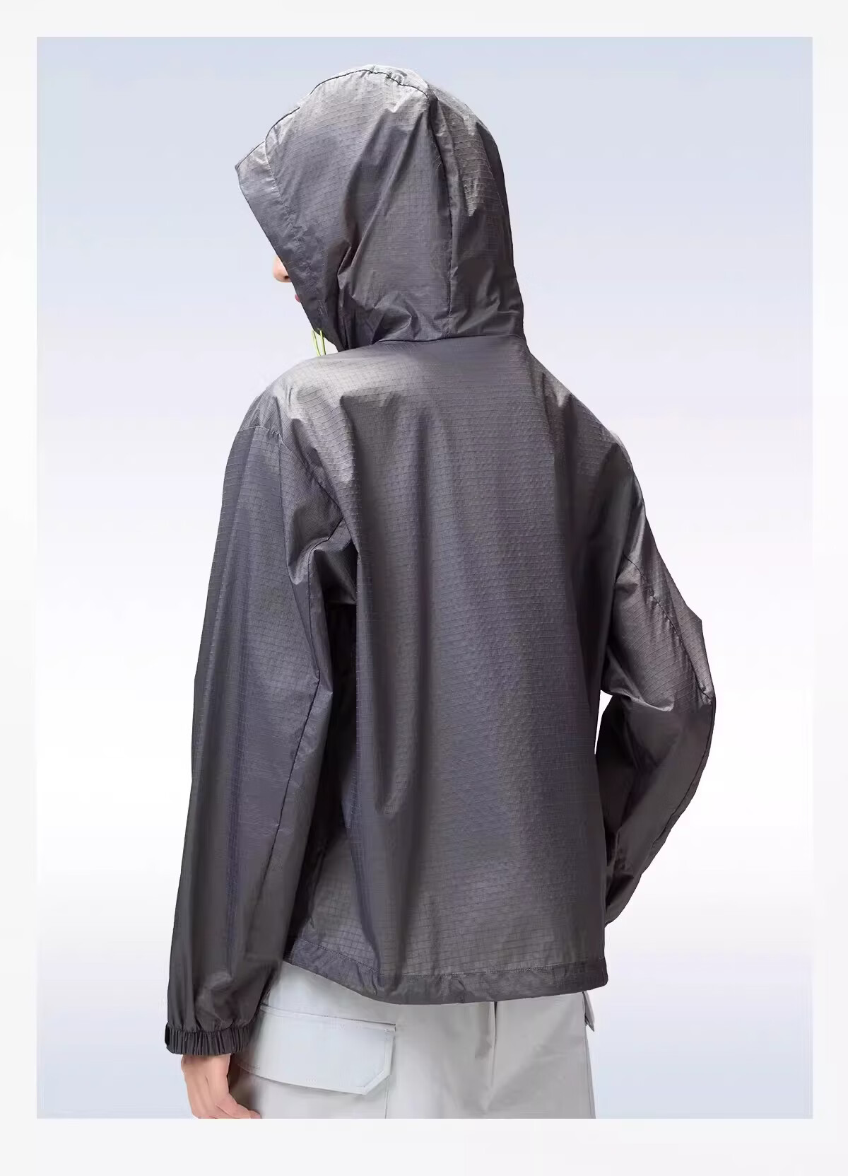 CAMEL Outdoor Sun Protection Jacket 2026 Spring Summer New Breathable Hooded Windproof Water-Repellent Durable Sports Jacket for Women R170 32