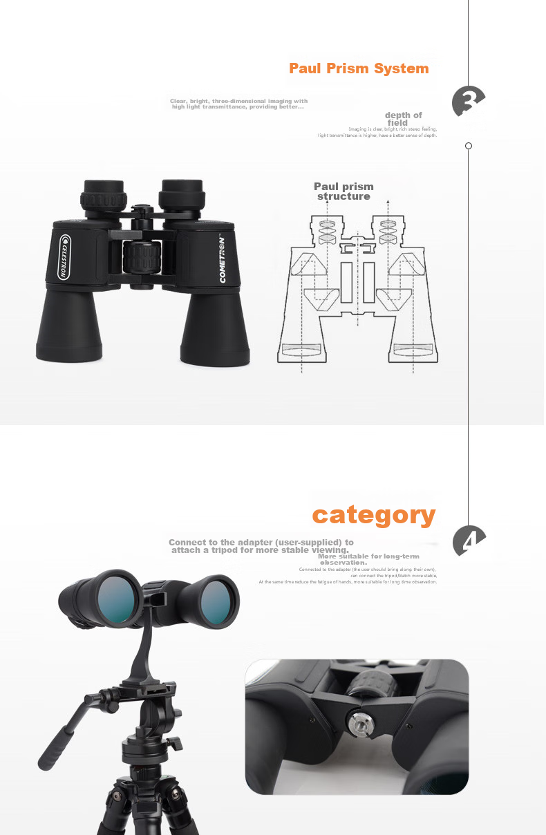 Xingtelang Huiyan 7X50 High Magnification High Definition, Non-Infrared Night Vision, Landscape Viewing Outdoor 1000 Adult Binoculars 4