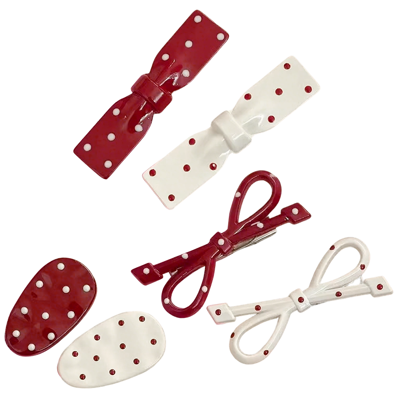 Kousu Fashion Hair Clips [6 Pieces] Side Bangs Hairpin, One-Word Clip, Premium Duckbill Hair Clips, BB Hair Accessories