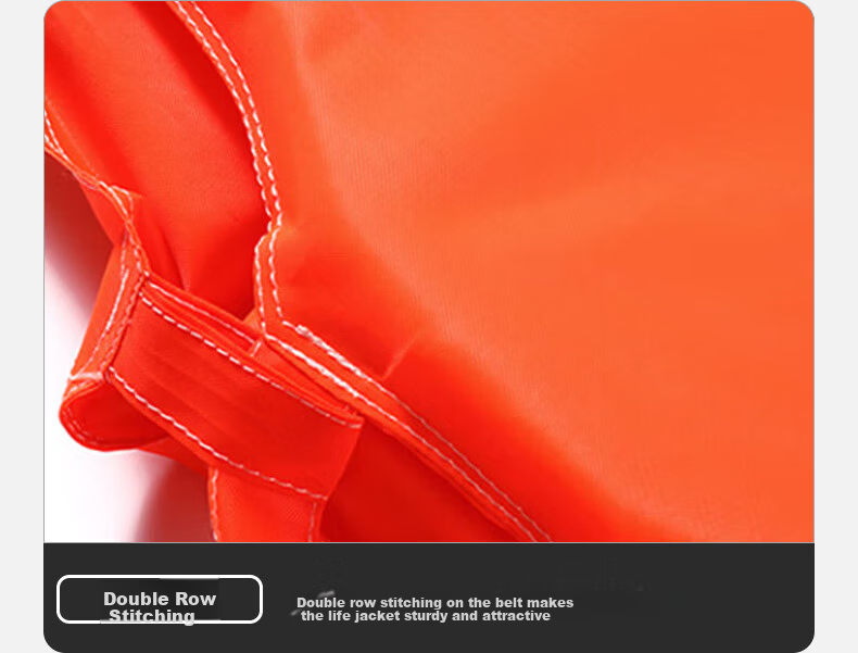 40,000 Kilometers Adult Life Jacket High Buoyancy Emergency Flood Vest with Reflective Strips Outdoor Boat Vest Snorkeling Survival Whistle 8