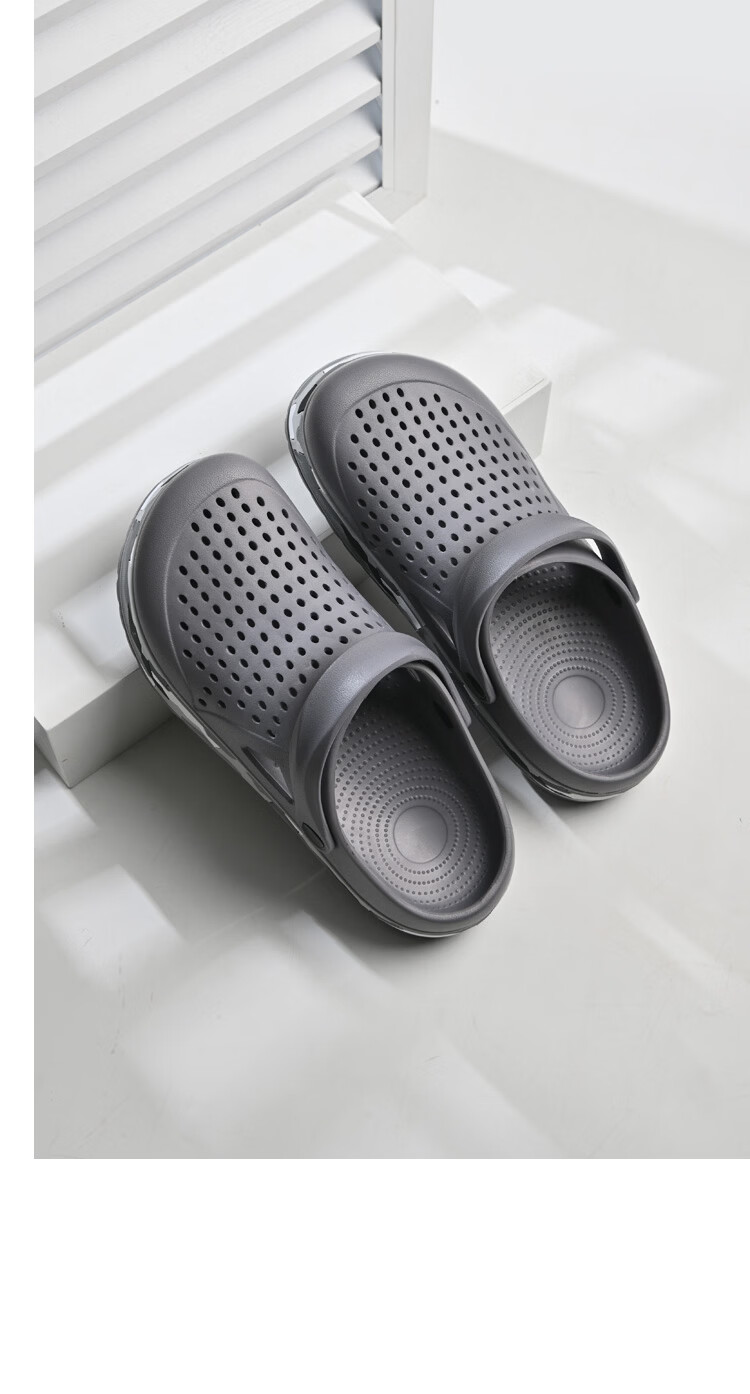 Chudun Chef Shoes Non-slip Waterproof Oil-resistant Kitchen Men's Sandals Clogs Beach Shoes Black Size 36-37 20