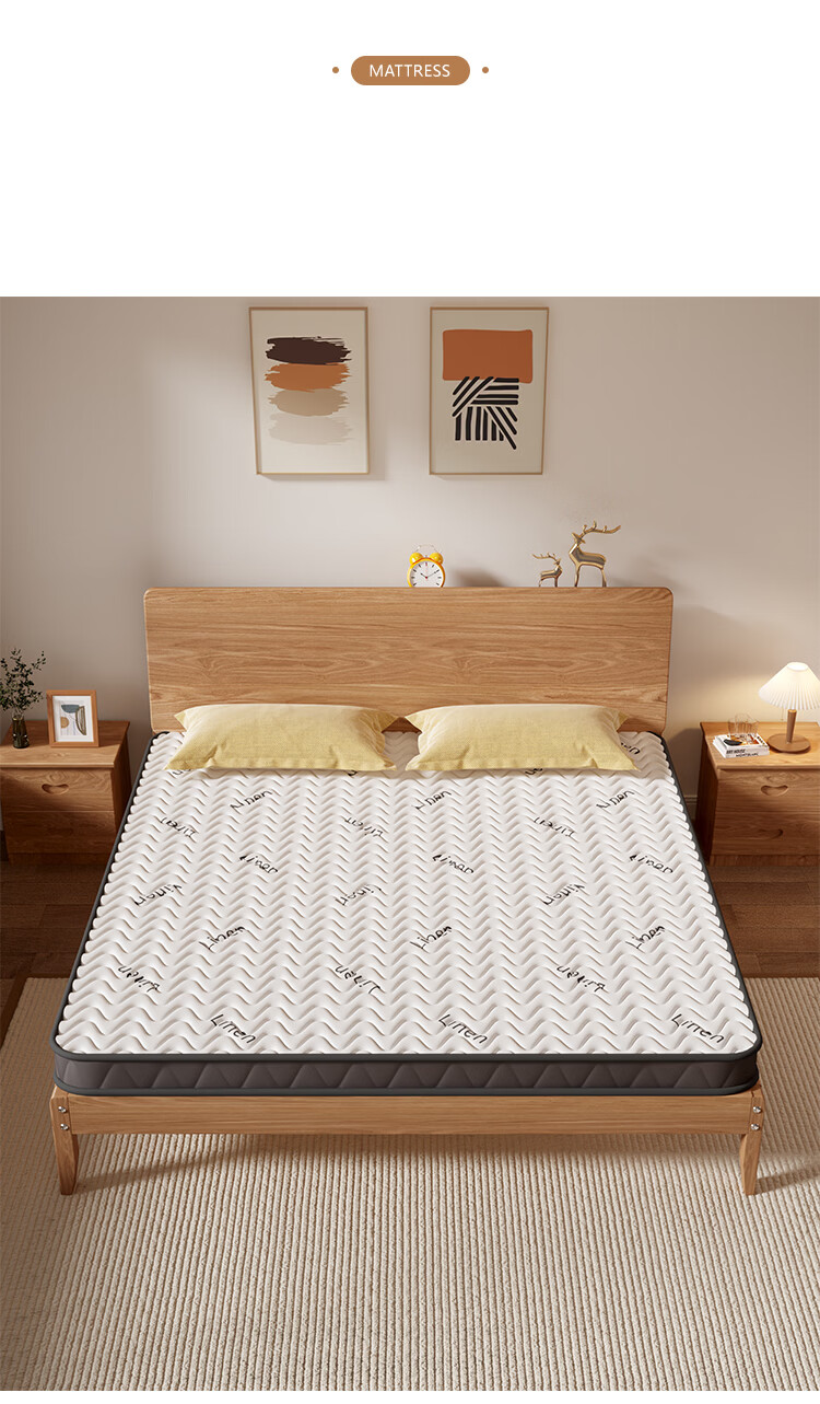 L&S Coconut Palm Mattress Foldable Firm Coconut Palm Tatami Natural Coconut Palm Mattress 6cm Thick CD39 1.8*2m 8