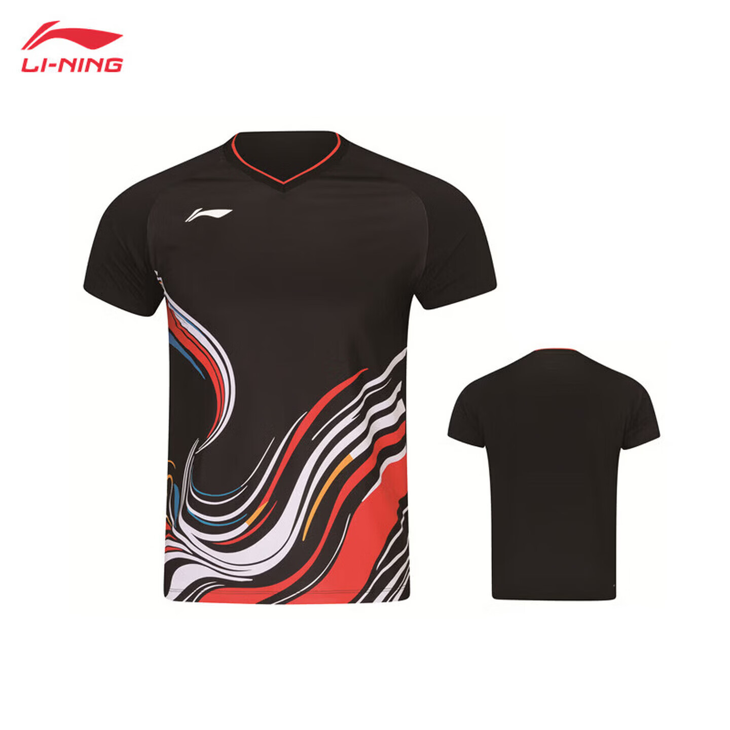 LI-NING Badminton Team Competition Training T-Shirt Unisex AAYW045-2 Standard White M 5
