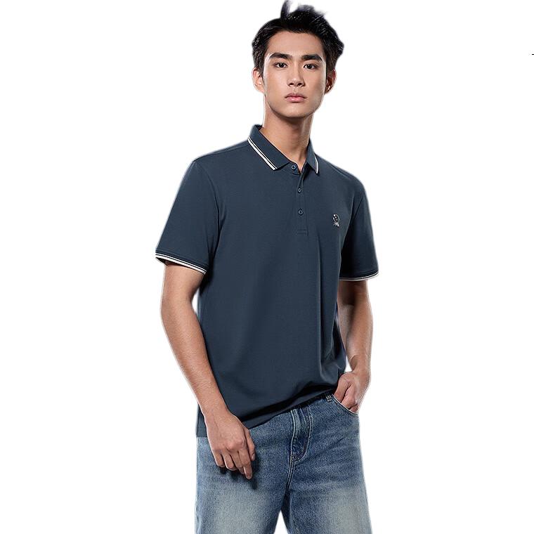 HLA Short-Sleeve Men's Shirt, Three Body Alliance Collaboration Series, Cool-Feeling Moisture-Wicking Quick-Dry Short-Sleeve Shirt for Men in Summer
