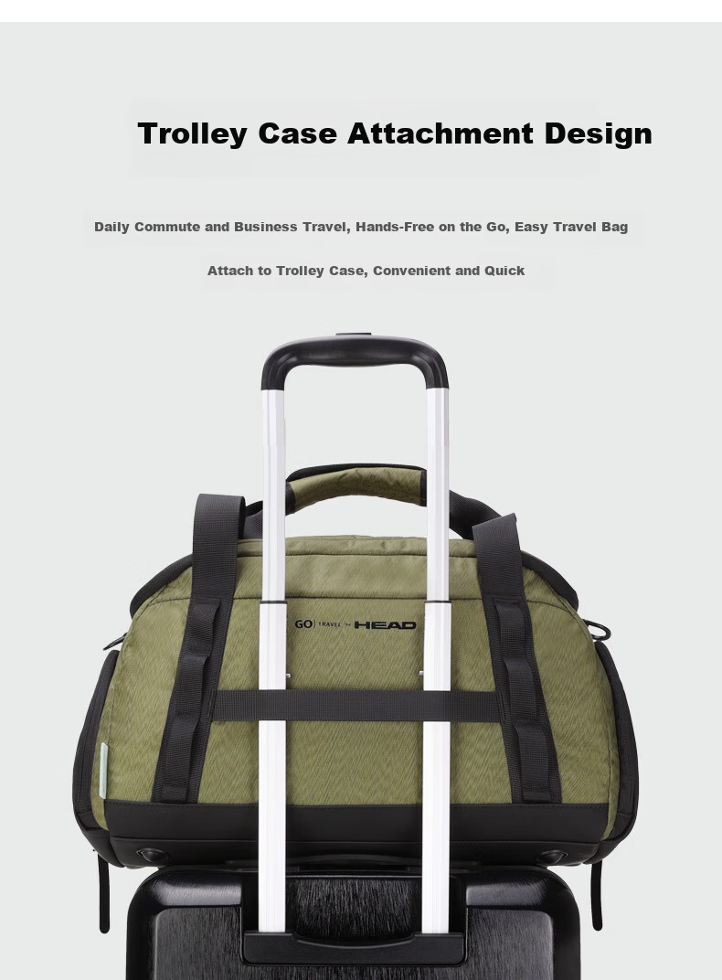HEAD Travel Bag Multifunctional Tennis Racket Bag Large Capacity Badminton Racket Shoulder Bag Unisex Fitness Business Sports Bag 13