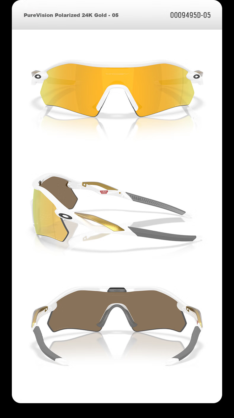 OAKLEY Radar Plate Sports Glasses 0OO9495D Transparent Photochromic -02 5