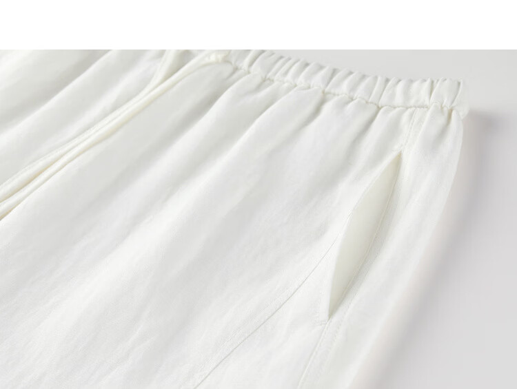 Shangdubila Linen Blend Casual Pants for Women Spring Summer Petite High Waist Elegant Straight Leg Pear Shape Slimming Cropped Pants 25