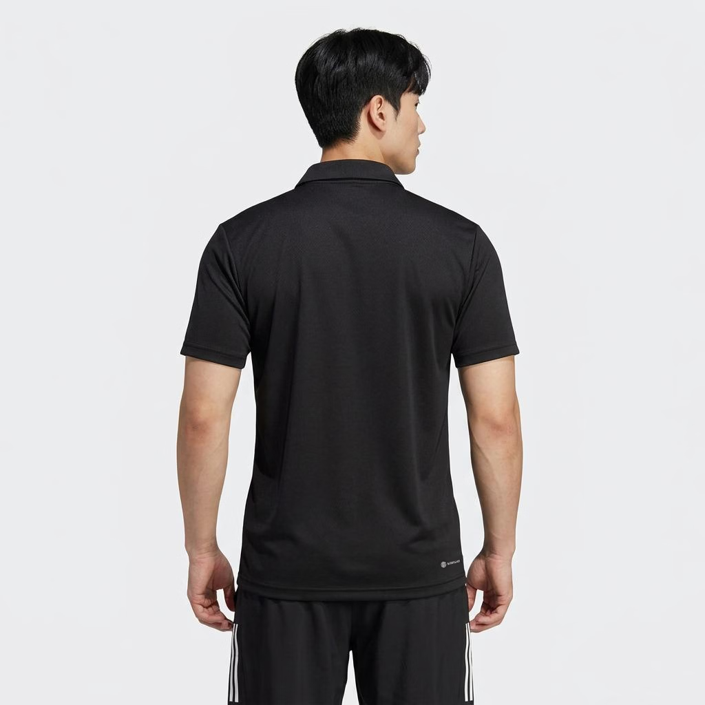 Adidas Men's Summer Quick-Dry Tennis Sports Short-Sleeve Polo Shirt with Collar, HR8729 S 4