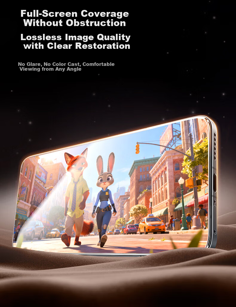 MOCOLL Ultrasonic Instant Unlock Tempered Glass Screen Protector for iQOO 15 Full Coverage HD Gaming Phone Screen Protector Smooth Dust-Free Explosion-Proof Drop-Resistant Anti-Fingerprint Film Tool 7