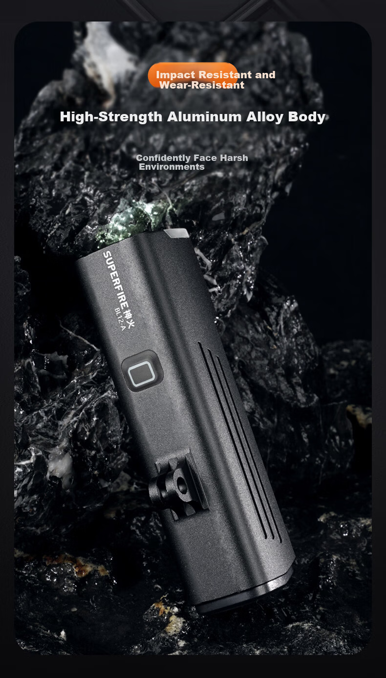 SupFire BL12-A German Standard Bicycle Light Hanging Night High Brightness Rechargeable Front Light Waterproof Mountain Bike Riding Equipment 9