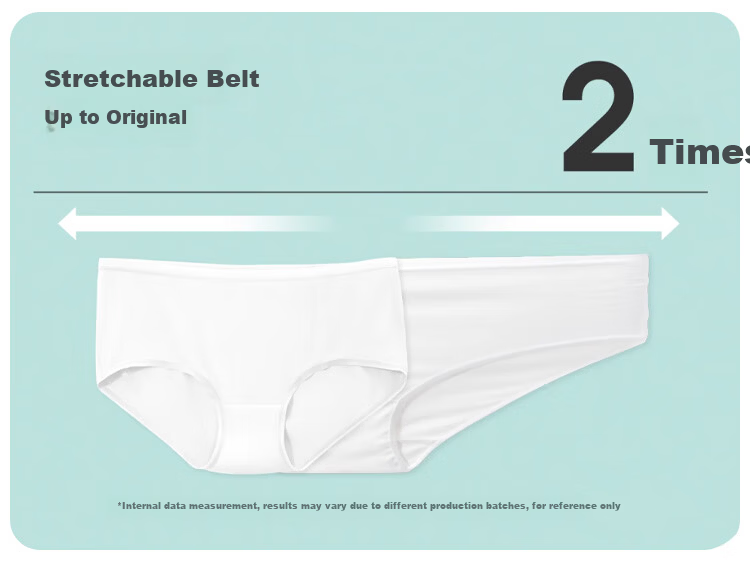 MiiOW Disposable Women's Underwear 100% Cotton Daily Sterilized No-Wash Maternity Menstrual Travel 5-Pack 7