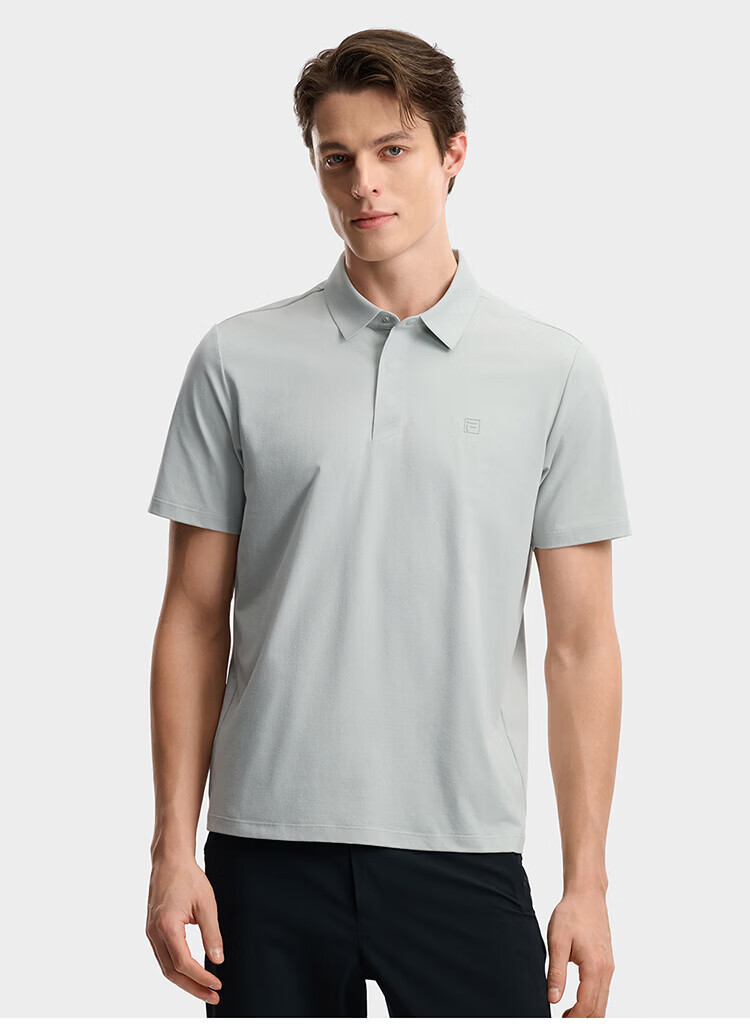 FILA Official Wang Yang Men's Knitted Short Sleeve Polo Shirt 2026 Summer Moisture-Wicking Quick-Dry Comfortable Top 42