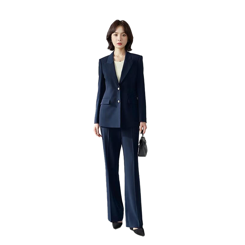 Miss Bird Women's Winter Suit Set Professional Interview Formal Workplace High-End Commuter Blazer Jacket