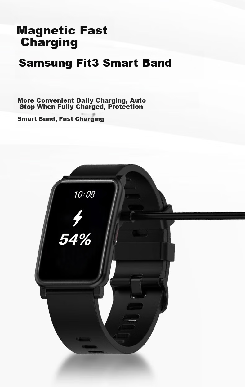 Masentek Magnetic Charger Cable for Samsung Galaxy Fit3 SM-R390 Smart Watch 3