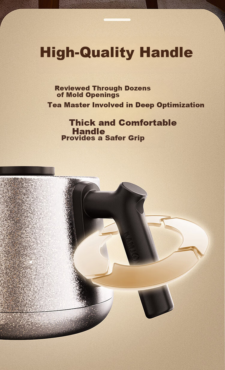 KAMJOVE Pure Titanium Electric Kettle Fully Automatic Bottom Water Supply Electric Kettle New Model Temperature Control Integrated Automatic Electric Kettle AI-95 for Boiling Water and Brewing Tea 14