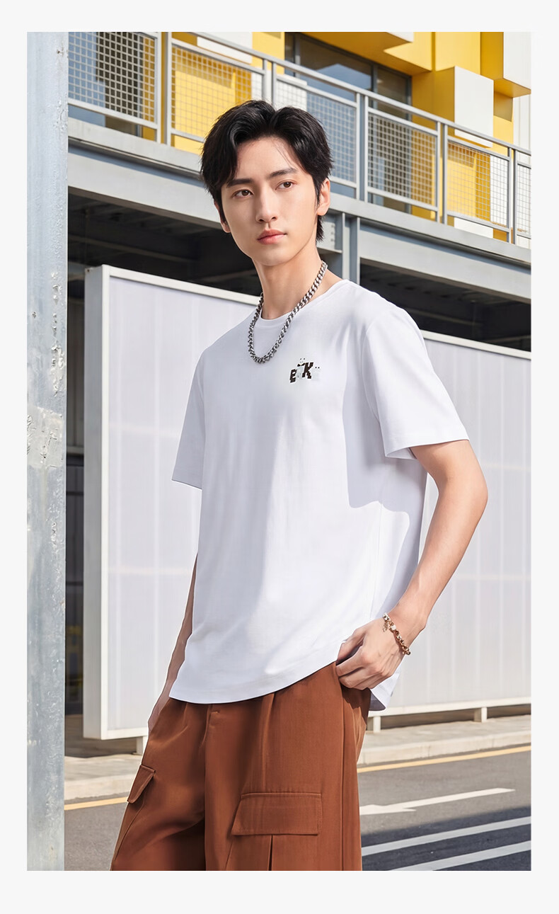 ERKE x Qizai Collaboration Summer Ice Feel Loose Fit Outdoor Sports Casual T-Shirt 12