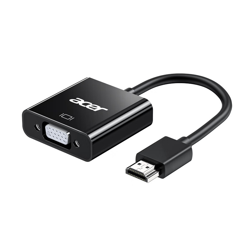 Acer HDMI to VGA Converter Adapter High-Definition Video Adapter for PC Laptop Xiaomi Box PS5 to Monitor Projector TV Display